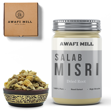 Awafi Mill Salab Misri Orchis Latifolia 100gm